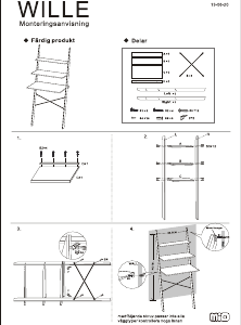 Brugsanvisning Mio Wille Skrivebord