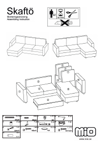 Manual Mio Skaftö Canapea extensibilă