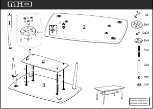 Manual Mio Louise Coffee Table