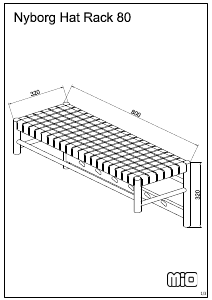 사용 설명서 Mio Nyborg 옷걸이