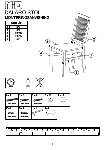 Mode d’emploi Mio Dalarö Chaise