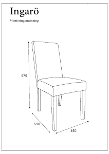 Mode d’emploi Mio Ingarö Chaise