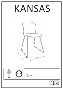 Brugsanvisning Mio Kansas Stol