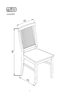 Manual Mio Läckö Chair