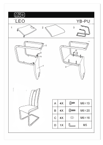 Manual Mio Leo Scaun