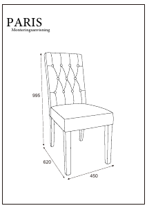 Bruksanvisning Mio Paris Stol