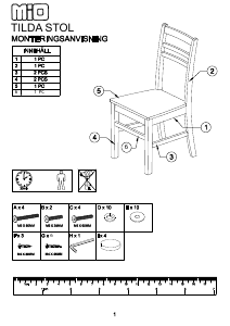 Manuale Mio Tilda Sedia