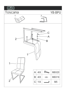 Manuale Mio Toscana Sedia