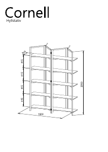 كتيب حقيبة كتب Cornell Mio