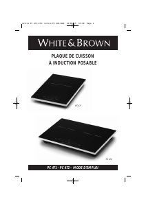 Mode d’emploi White and Brown PC 471 Table de cuisson