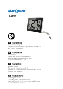 Handleiding MarQuant 943-112 Weerstation