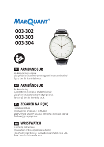 Bruksanvisning MarQuant 003-302 Armbandsur