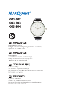 Handleiding MarQuant 003-303 Horloge