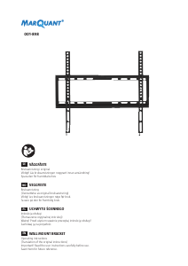 Manual MarQuant 001-898 Wall Mount