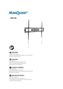 Manual MarQuant 003-125 Wall Mount