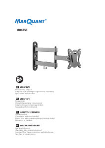 Manual MarQuant 004-853 Wall Mount