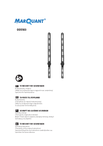 Instrukcja MarQuant 005-183 Uchwyt ścienny