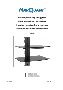 Bruksanvisning MarQuant 929-082 Veggfeste