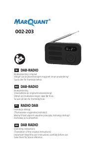 Manual MarQuant 002-203 Radio