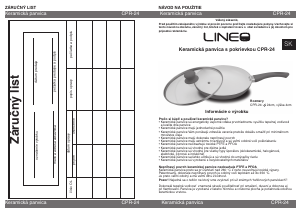 Návod Lineo CPR-24 Panvica