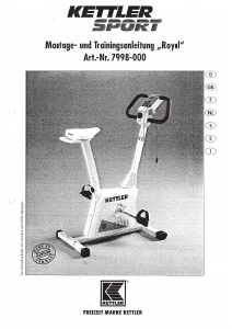 Bedienungsanleitung Kettler Royal (7998-000) Heimtrainer