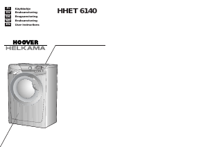 Käyttöohje Hoover-Helkama HHET 6140 Pesukone