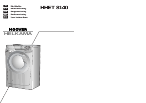 Bruksanvisning Hoover-Helkama HHET 8140 Vaskemaskin