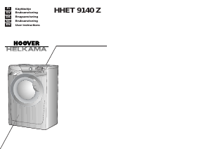 Bruksanvisning Hoover-Helkama HHET 9140Z Tvättmaskin