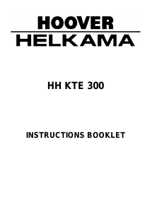 Handleiding Hoover-Helkama HH KTE 300 Kookplaat