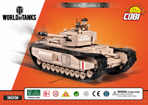 Hướng dẫn sử dụng Cobi set 3031 World of Tanks Churchill I