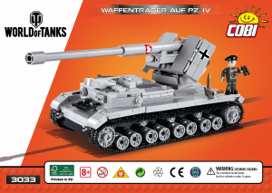 Kullanım kılavuzu Cobi set 3033 World of Tanks Waffenträger auf Pz.IV