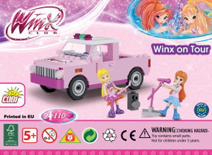 Manual Cobi set 25087 Winx Club Winx on tour