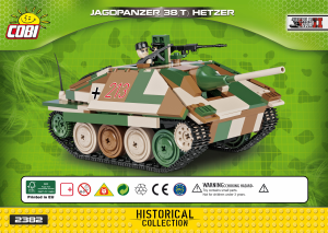 Manuál Cobi set 2382 Small Army WWII Jagdpanzer 38 Hetzer