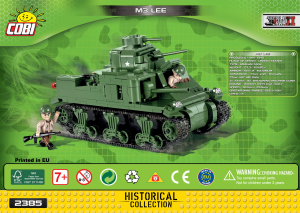 Instrukcja Cobi set 2385 Small Army WWII M3 Lee