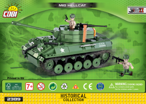 Manual Cobi set 2389 Small Army WWII M18 Hellcat