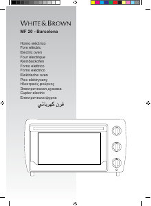 Manual White and Brown MF 20 Oven