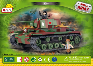 Bruksanvisning Cobi set 2489 Small Army WWII KV-1