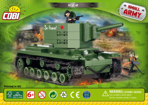 Návod Cobi set 2490 Small Army WWII KV-2