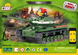 Manual Cobi set 2491 Small Army WWII IS-2M