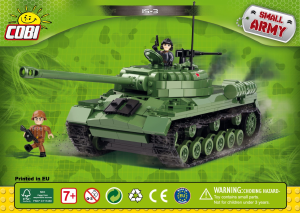 Brugsanvisning Cobi set 2492 Small Army WWII IS-3