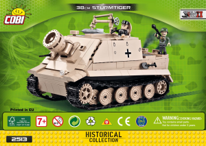 Manual Cobi set 2513 Small Army WWII 38mm Sturmtiger