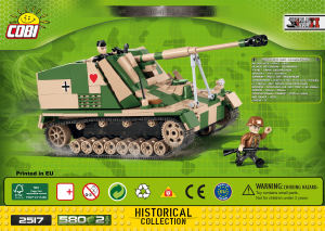 Handleiding Cobi set 2517 Small Army WWII Sd.Kfz.164 Nashorn