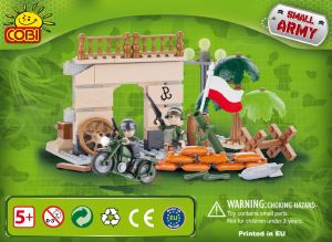 Kullanım kılavuzu Cobi set 5510 Small Army WWII Barricade