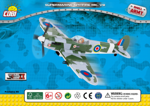 Brugsanvisning Cobi set 5512 Small Army WWII Supermarine Spitfire Mk VB