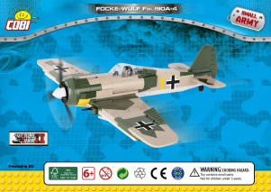 Bedienungsanleitung Cobi set 5514 Small Army WWII Focke-Wulf Fw 190 A-4