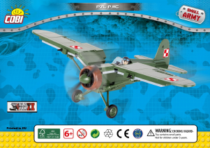 Manual Cobi set 5516 Small Army WWII PZL P.11c