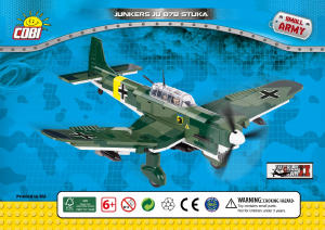 Vadovas Cobi set 5521 Small Army WWII Junkers Ju 87 B Stuka