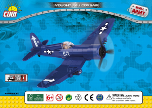 Instrukcja Cobi set 5523 Small Army WWII Vought F4U Corsair