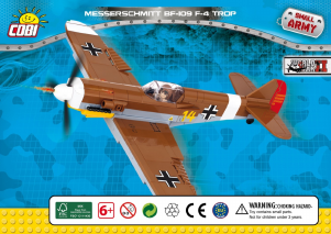 Käyttöohje Cobi set 5526 Small Army WWII Messerschmitt Bf 109 F-4 Trop