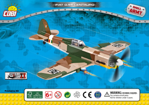 Kasutusjuhend Cobi set 5528 Small Army WWII Fiat G.55 Centauro